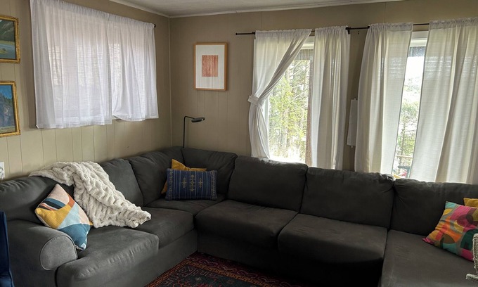 Kodiak House | Enjoy channel views from the hot tub. Minutes walk from downtown and waterfront.