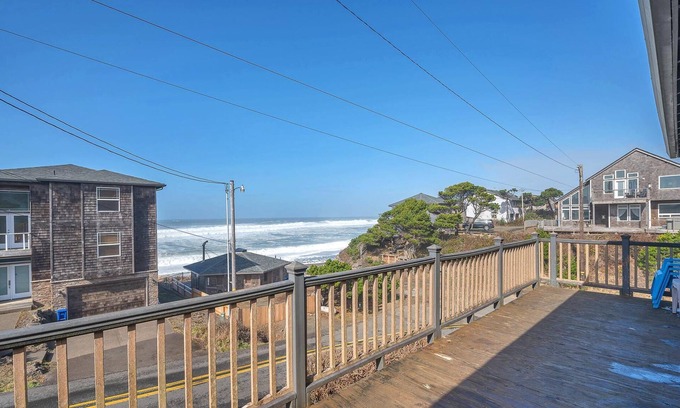Gleneden Beach House | Enjoy Sand and Surf-Walk to the Beach-Enjoy Ocean Views from the Large Deck