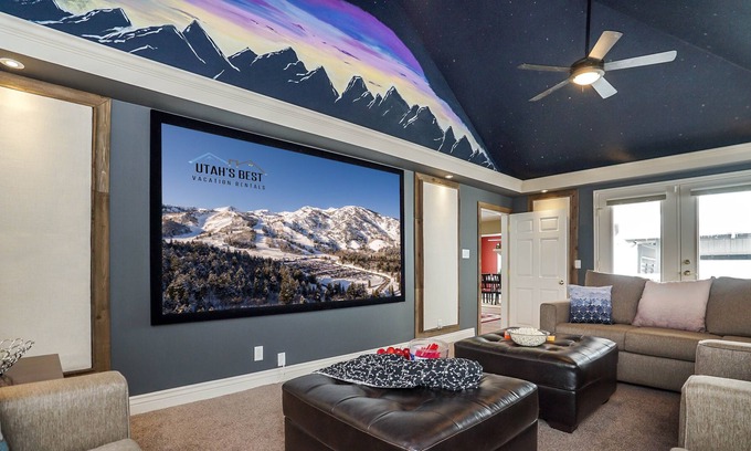 Bountiful House | Entertainment Paradise! Hot Tub * Theater/Game Rm * Fire Pit * Playground