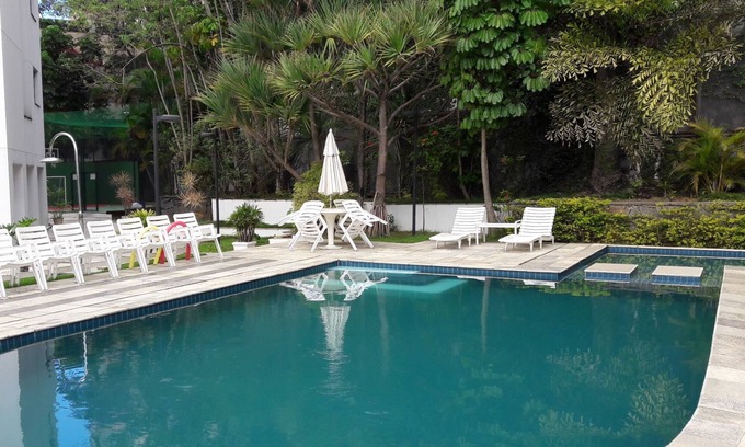 Vila Andrade Apartment | Entire flat decorated with service. Garage . Morumbi / Panamby Wifi TV