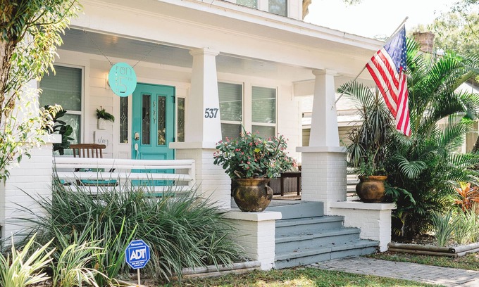 Historic Uptown House | Entire historic downtown guest house: 9 BR!