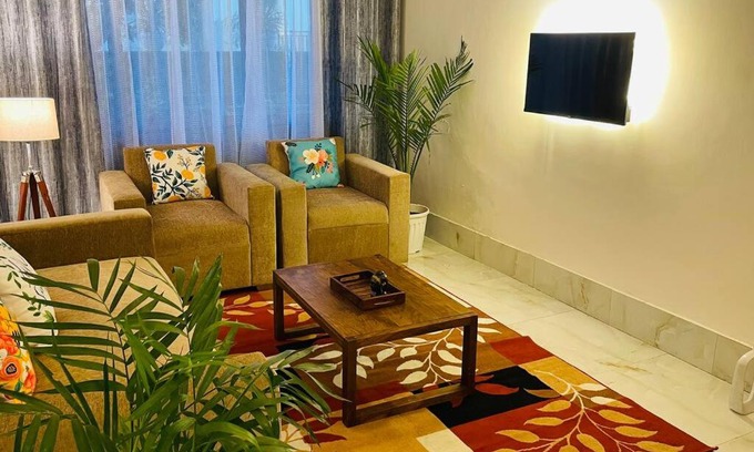 Gurugram Apartment | Entire home with private kitchen on ground floor