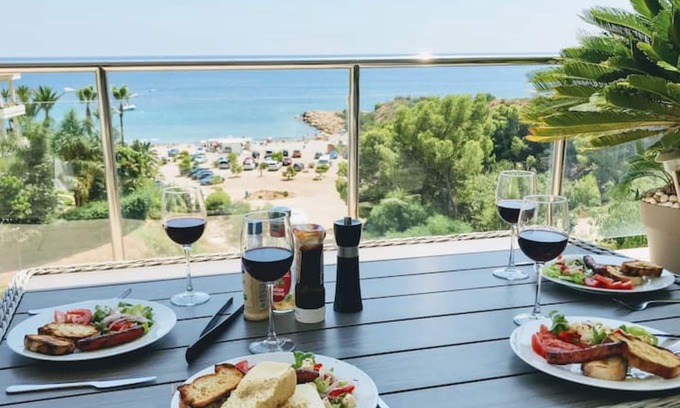 Pueblo Mascarat Villa | Entire luxury duplex with sea view & pool oasis