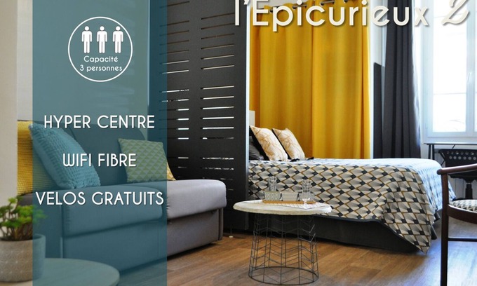 Aix-les-Bains City Center Apartment | Epicurieux 2 Comfort Apartment