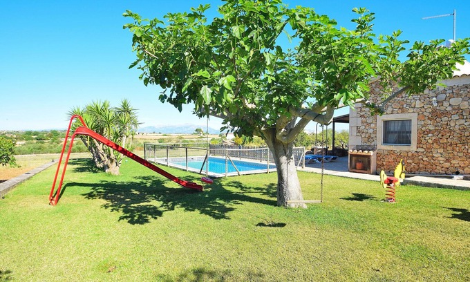 Santa Margalida Villa | Es Bosquerró 054 fantastic finca with fenced swimming pool, children's playground, terrace, barbecue and WiFi