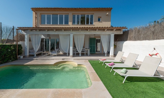 Selva Villa | ES CLOSET - Fantastic house, with private pool, in Selva. Free WiFi