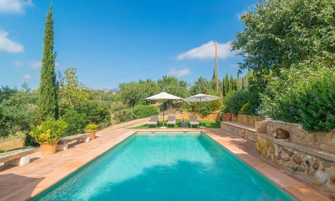 Bunyola Villa | ES GARROVERAL 3 - Villa with private pool in BUNYOLA. Free WiFi