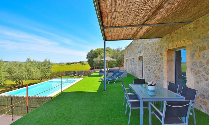 Maria de la Salut Villa | Es Gassons 012 fantastic villa with private pool, stunning views, barbecue and air-conditioning
