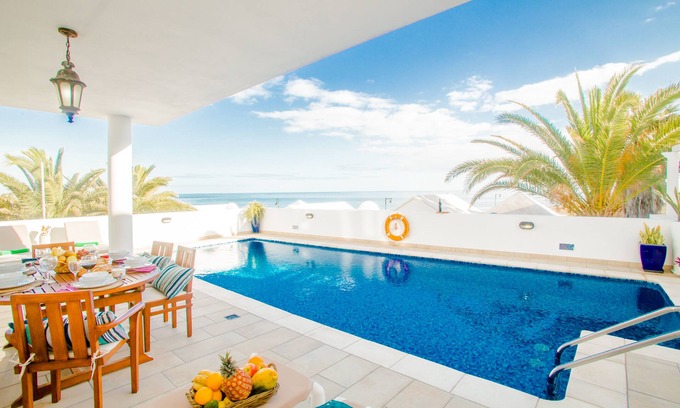 Playa Honda Villa | WAKE UP WATCHING THE SEA! GREAT PRIVATE POOL, VIEWS, BBQ, WIFI