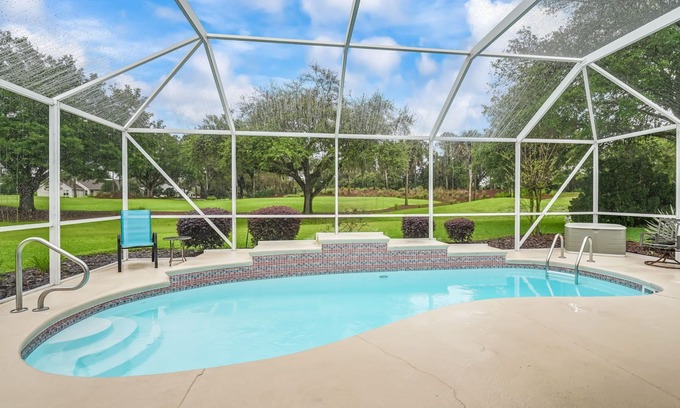 Lady Lake House | Escape to Luxury: Designer Pool Home in Valle Verde!