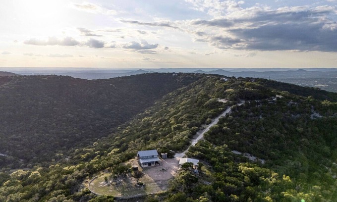 Pipe Creek House | Escape to your private sanctuary nestled atop a serene hill with amazing views.