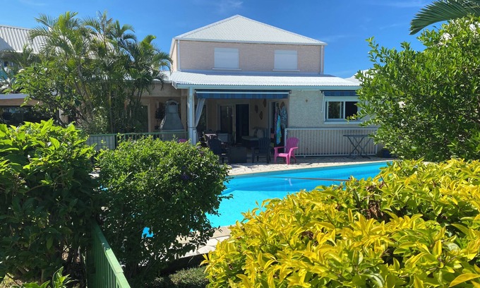 Etang Sale Les Bains Villa | Etang Salé les Bains Villa Terrace, Swimming Pool, 200 mts From the sea