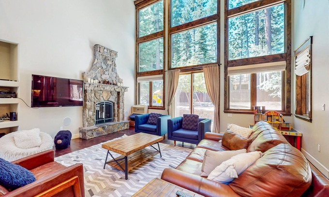 North Upper Truckee House | European-Style Washoe Meadows Estate | Sauna, Smart TVs, Playground & Grill
