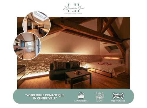 Saint-Pierre - Rene II - Bonsecours Apartment | Evasion chic, spa et sauna sous les toits