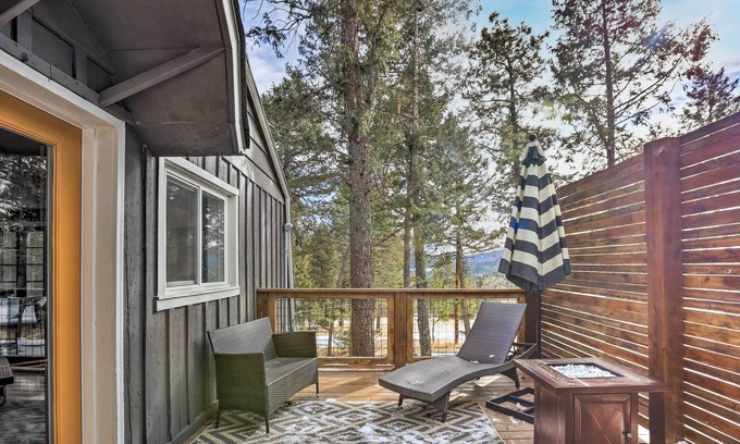 Evergreen Meadows Apartment | Evergreen Apt w/ Deck, Fire Pit & Gas Stove!