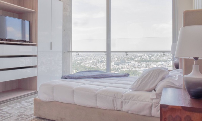 Angelopolis Apartment | Exclusivo Departamento con Alberca y Sauna 2 Hab