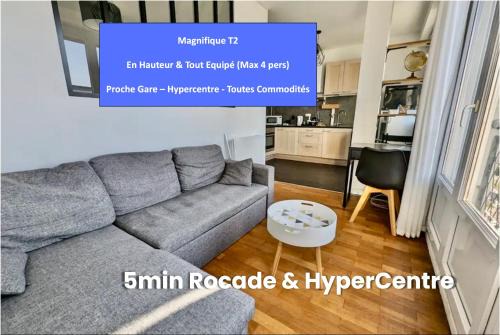 Quartier des Eaux-Claires Apartment | Excellent T2 - Superbe Vue et Proche Rocade