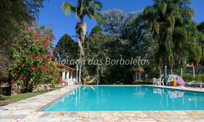 Ibiuna House | Exclusive Top Swimming Pool of the Residence Conforto Lazer 24h Security.