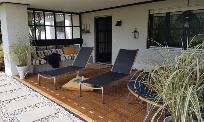 Immenstadt im Allgaeu Apartment | Exklusiver Souterrain - Zentral, Ruhig mit Großer Terrasse, Sauna und Bergblick