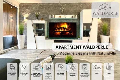 Schonach im Schwarzwald Apartment | Exklusives 5-Sterne Apartment Waldperle mit Indoor-Pool, Sauna, top Lage und Ausblick in die Natur, Hunde willkommen