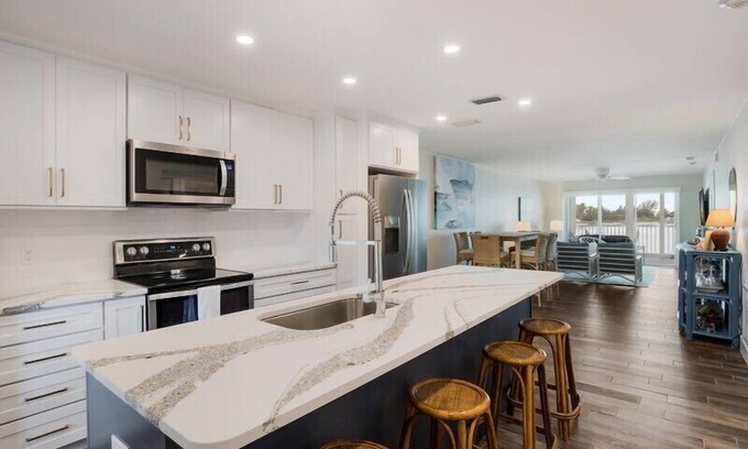 Boca Grande House | Experience coastal living in this spacious 2-bedroom, 2-bathroom condo with stunning Gulf views.