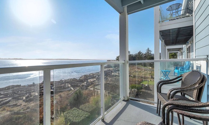 Lincoln City Condo | Experience Siletz Bay-3rd Floor Ocean Views, Beach Access, in the Taft District