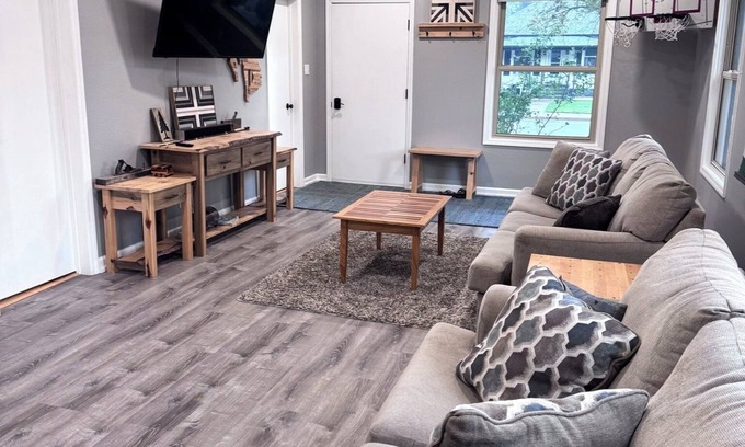 Sheridan House | Experience the charm of Sheridan with our cozy two 2-bedroom, one bath house!