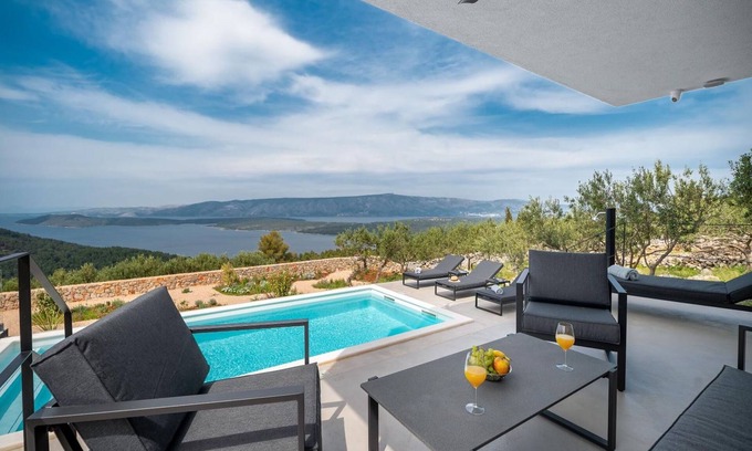 Island Hvar Villa | Exquisite Hvar Villa | Villa Weasley | 3 Bedrooms | Breathtaking Views of the.