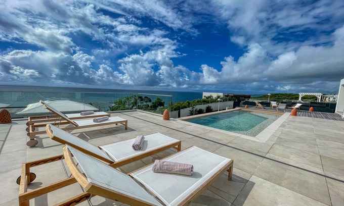 Anse des Rochers Villa | Extraordinary villa with a sea view of Marie Galante and Les Saintes.