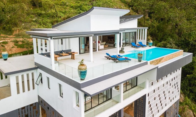 Koh Samui Villa | Fabuleuse villa Alizés vue mer, avec Staff et véhicule 4x4