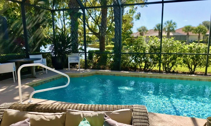 Fort Myers House | Fabulous Lakeview Gated Property In Beautiful Private 36 Hole Golf Resort