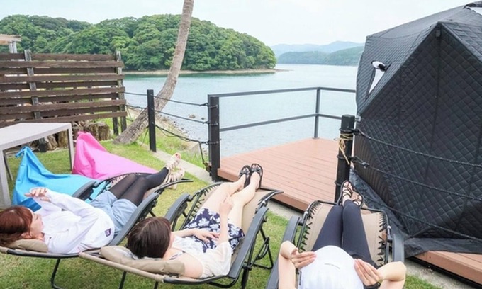 Matsuura RV Rental | Facing cabin for 4 people Panoramic sauna pre/Matsuura City Nagasaki