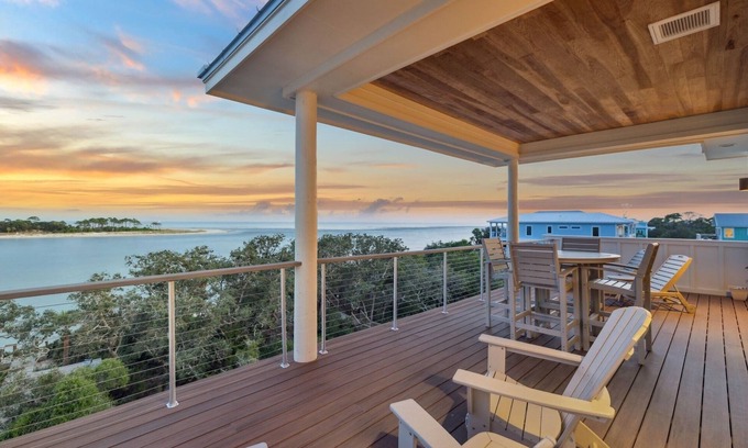 Port St. Joe House | Fall Availability! Beach and Gulf Views! St. Vincent Island! Private Saltwater Pool!