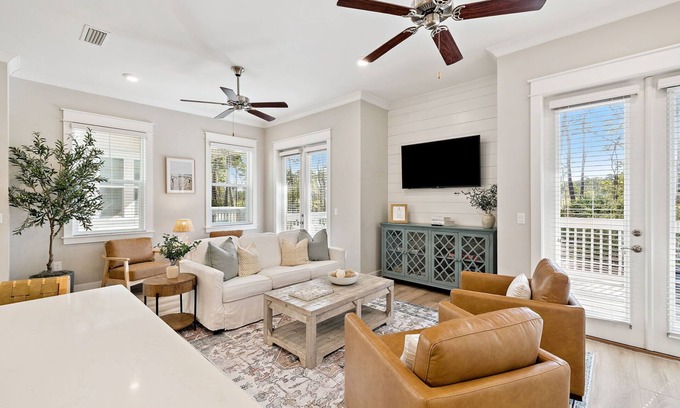 Panama City Beach House | Fall on 30A: Heated Pool, New Remodel, Golf Cart + Bikes