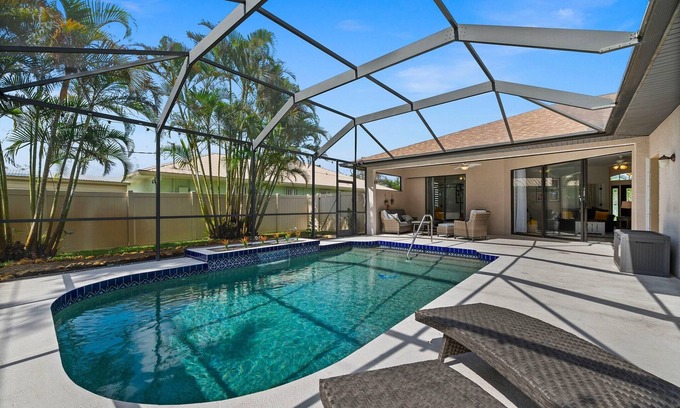 Englewood East House | Family Friendly 3BR Beach House with salt water heated pool