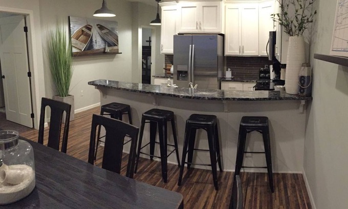 Arnolds Park Condo | Family-friendly Lakefront East Lake Okoboji Condo- Bridges Bay Resort