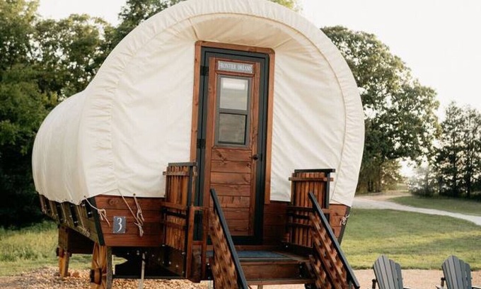 Branson Other | Family-Friendly Ranch Stay in Covered Wagon | Trails & Animals