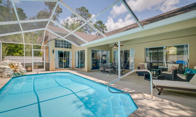 Berkeley Manor House | Family Getaway w/Games & Pool in Spring Hill