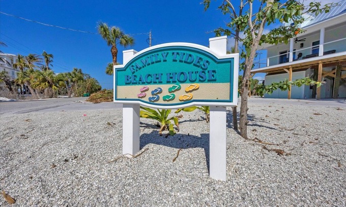 Palm Island House | Family Tides: Beach Pool and Dock.This 4 Bedroom beach house has it all!