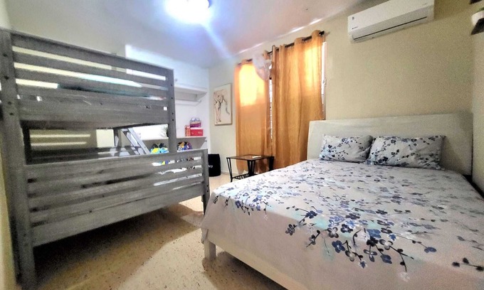 Cabo Caribe Apartment | Family villa 1 w/WIFI & parking, 5 min away to the beach