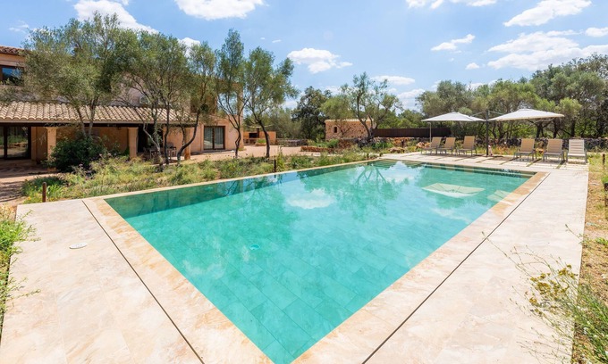 Costitx Villa | Fantastic Country House Can Madís with Pool, Garden, Terrace & Mountain View; Parking Available