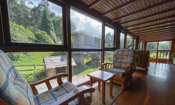 Loiba House | Farmhouse 'Aldea Lamacido' with Mountain View, Shared Pool and Wi-Fi