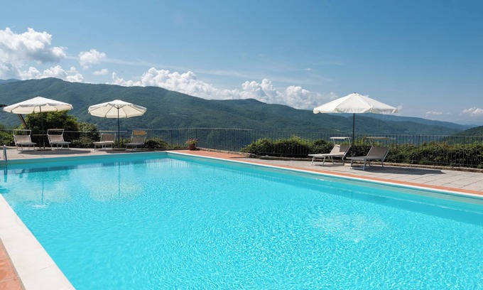 Dicomano Other | Farmhouse 'Universal Harmony - Capinera' with Mountain View, Shared Pool and Wi-Fi