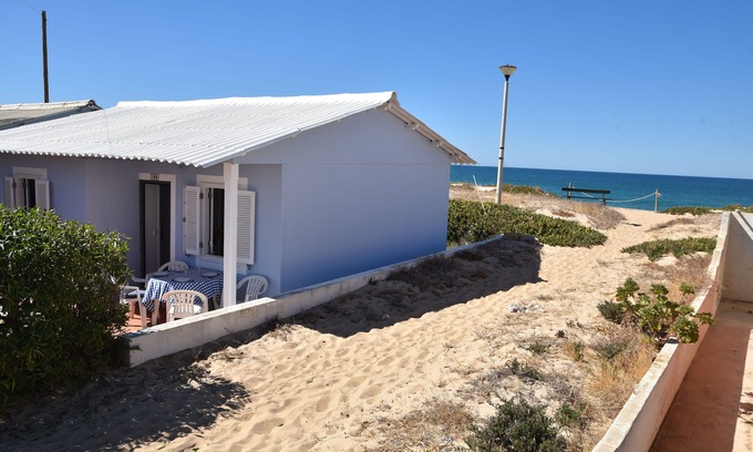 Praia de Faro House | Faro, Algarve, Faro Beach, Beach House Literaly on the dunes