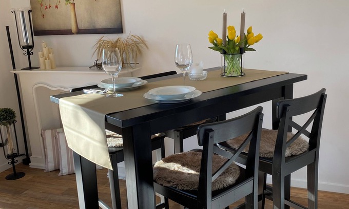 Poppenhausen Apartment | Ferienhaus Rhönschön mit Blick auf die Wasserkuppe