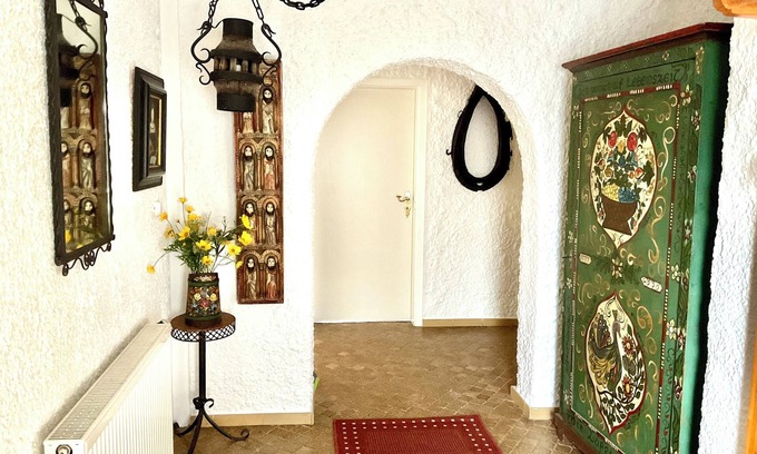 Unterschonau Apartment | Ferienbungalow 2-4 Personen, 75 qm, mit 2 Separaten Schlafzimmern und Terrasse