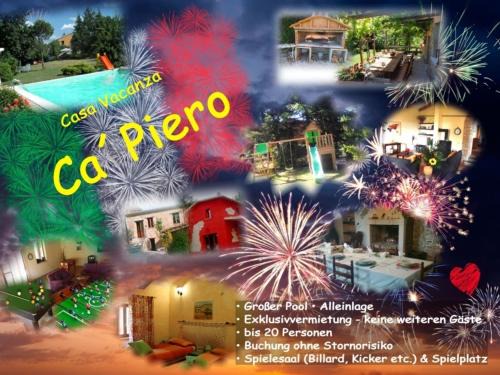 Urbino House | Ferienhaus Ca Piero mit Pool 17 bis 20 Personen