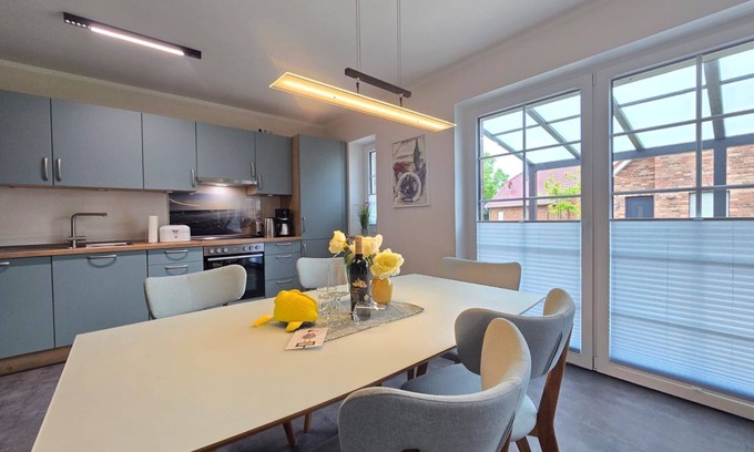 Hagermarsch House | Ferienhaus Golfkate Eagle - Willkommen in Unserem Brandneuen Ferienhaus am Deich!