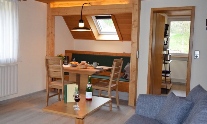 Frickingen Apartment | Ferienwohnung, 60qm, 1 Wohnzimmer, 1 Schlafzimmer, Max. 3 Personen