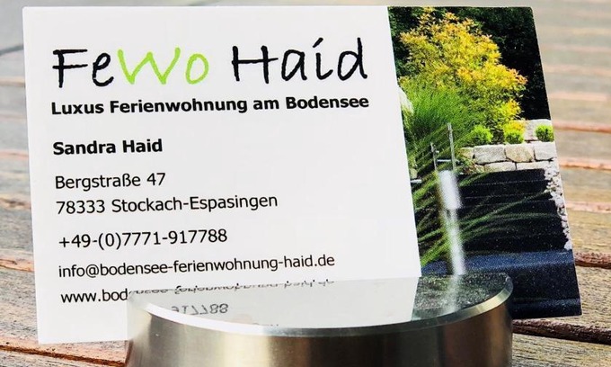 Espasingen Apartment | Ferienwohnung Haid Bodensee, Umgebung Bodman-Ludwigshafen, Radolfzell, Überlingen, Luxus FeWo Haid
